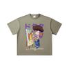 260 GSM Double Yarn 32 Count 100% Cotton Dragon Ball V10 Arale Print Unisex Heavy Cotton T Shirt