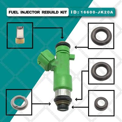 Kraftstoffeinspritzdüsen Service Reparaturkit Filter O-Ringe Dichtungen Gummitüllen für 2009-2014 Nissan Murano 3.5L V6 VQ35DE 16600-JK20A