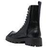 Balenciaga Rhino 25mm Lace Up Boots 'Black Smooth Calfskin' 712638WBB501000