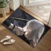 Sexy Girl Game Ghost Blade Anime Floor Mat Soft Flannel Non-Slip Door Mat - Thickened Rug for Living Room Home Decor