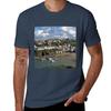 Boats Port Isaac Cornwall Tshirt Regular Fit Plain Tee Shirt