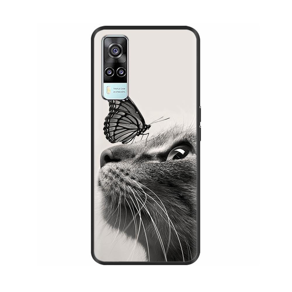 Für Vivo Y33 V2057 Hülle Silikon Weiches TPU Handy Rückabdeckung für Vivo Y33 4G Hülle für vivoY33 Y 33 2021 Coque Fundas Para Bumper