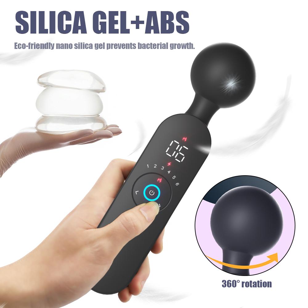 Wireless Dildo Av Vibrators Magic Wand For Women Clitoris Stimulator 72 Frequency Strong Motor Massager Goods Sex Toys For Adult