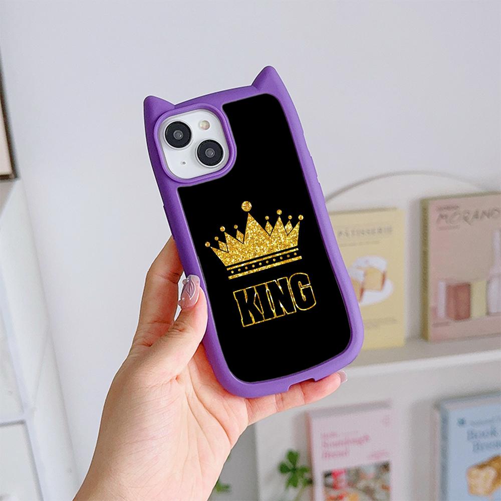 Мягкие чехлы для телефонов с кошачьими ушками для iPhone 16 15 13 12 11 Pro Max 14 Plus — фото 14