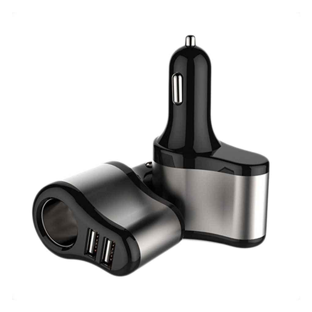 Ładowarka Samochodowa DC 12V 24V Podwójne Gniazdo 2 Porty USB Adapter Gniazda Zasilania Zapalniczki Samochodowej