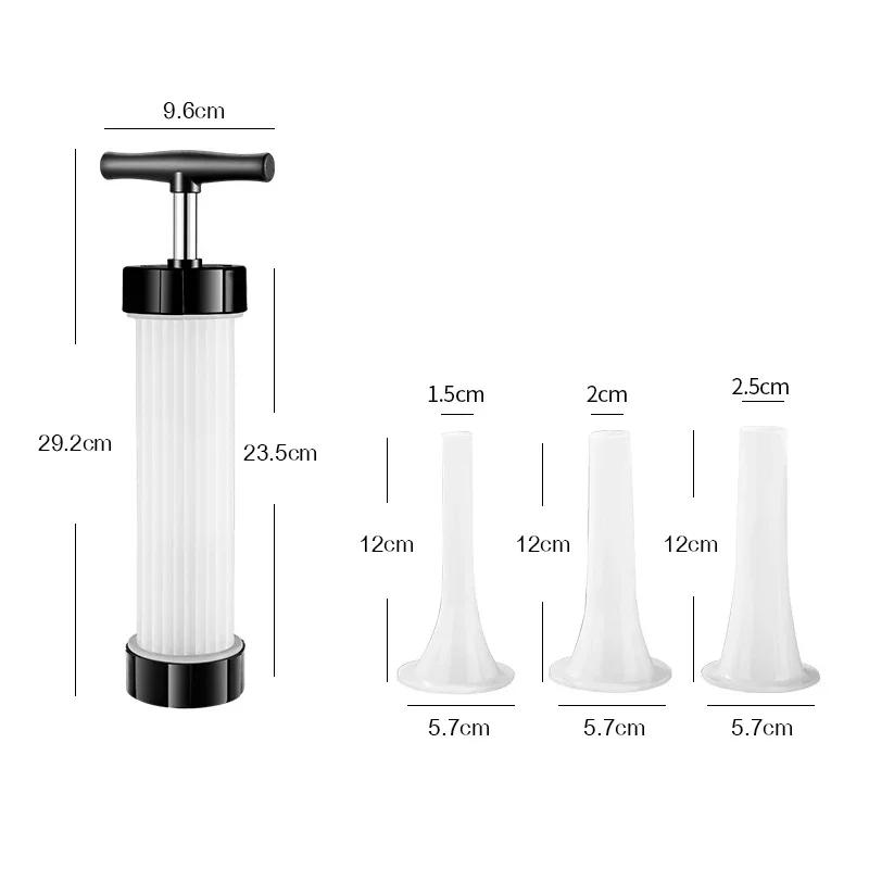 Manual Sausage Stuffing Machine Homemade Sausage Stuffer Sausage Syringe Sausage Stuffer Gadgets Manual Meat Injector Tools