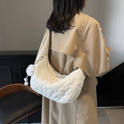 Large Capacity Bag Fashion Trend Autumn New Casual Women's Shoulder Bag 2025 Texture Messenger Tote Bag