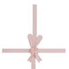 Decorative Velvet Bow Easter Velvet Door Ribbon Bow Pink Wreath Decoration for Gate Cabinet Festival Wrapping for Fireplace