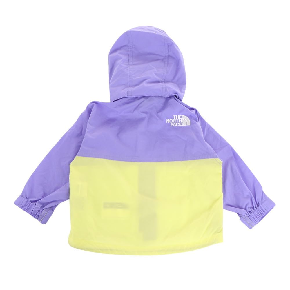 The North Face Baby Compact UV Optic Size 80 Jacket, Unisex, Water-Repellent, Protection, Lightweight, Violet/Lemon Yellow,