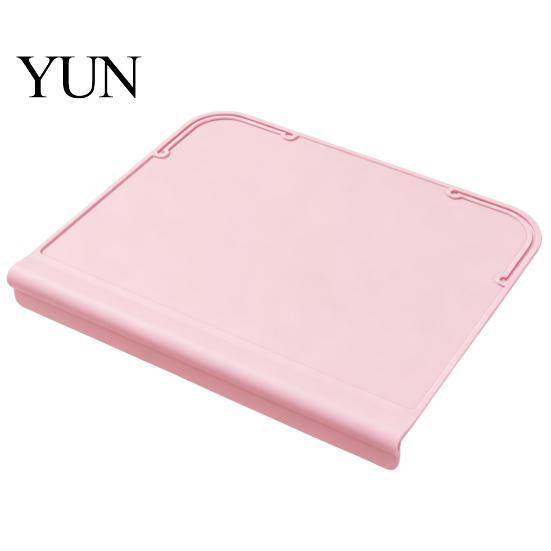 Easy Clean Dining Mat Silicone Placemat for Toddlers, Non-Slip Food Grade Baby Eating Mat, Countertop Protective Pad Table with Safety Edge, Foldable