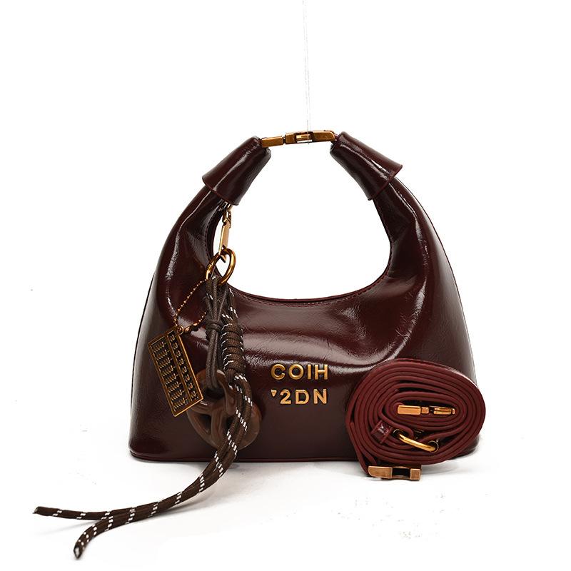 Bag women's 2025 new high-end niche autumn and winter texture shoulder messenger bag women's popular portable dumpling bag