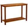 Day and Night - Day and Night Garden Console Table Solid Acacia Wood 110x40x75 Cm