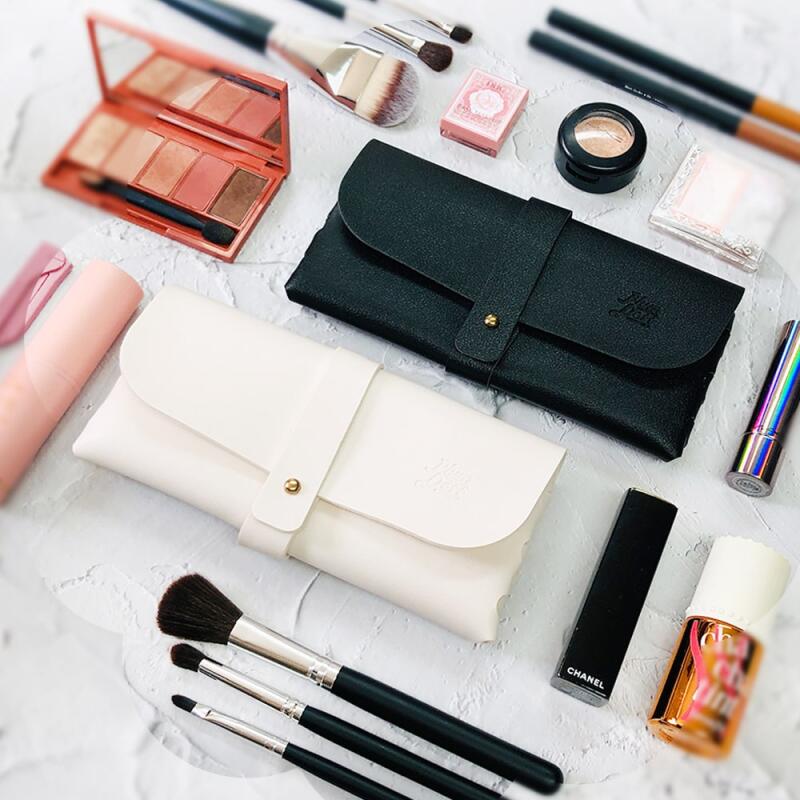 Ежедневная косметичка с сливовым горошком, портативный клатч black