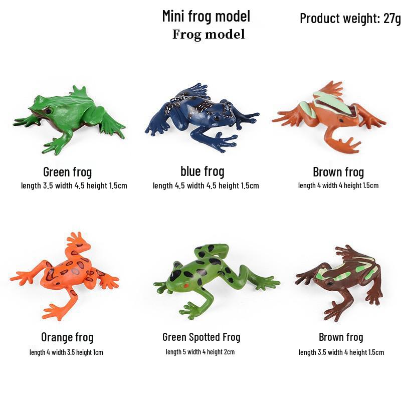 Marine Animal Simulation Model Figures: Shark, Dolphin, Hammerhead, Crab, Squid, Starfish for Kids' Education