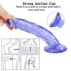 Soft Jelly Dildo RUNYU Realistic Fake Dick Penis Butt Plug Sex Toys for Woman Men Vagina Anal Massage