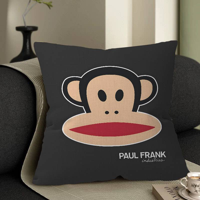 L-Luxurious P-Paul Frank Personalized Pillow Dust Cover Bedroom Kids Party Decoration Pillowcase Birthday Children Gift