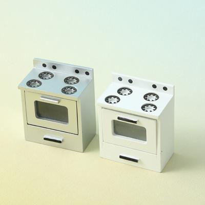 1/12 Dollhouse Simulation Gas Stove Model Dollhouse Mini Kitchen Kitchenware Furniture Decor Dolls Pretend Play Toys