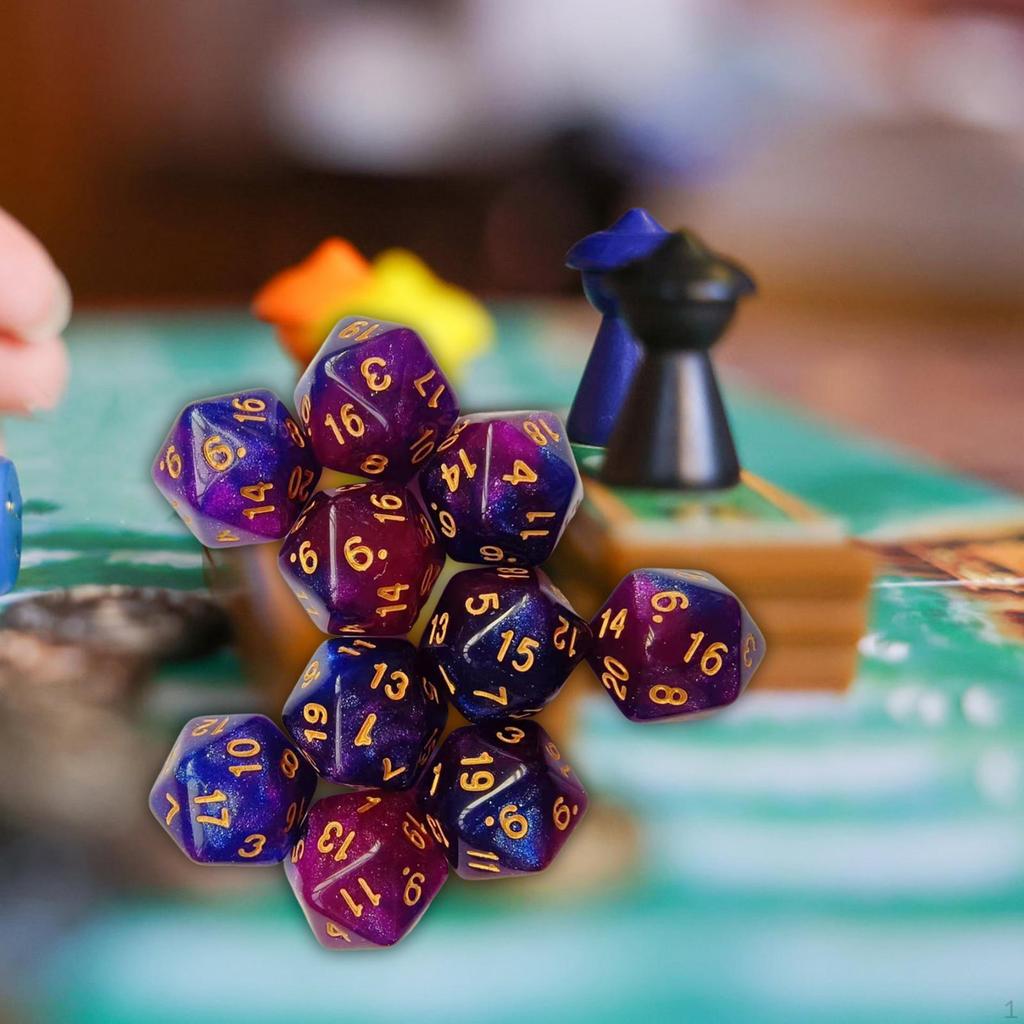 Polyhedral Dice Assortment for Interactive Gaming Sessions
