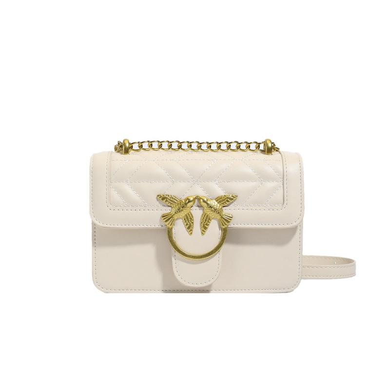 Women's Swallow Oblique Span Bag Versatile Lightweight Chain Small Square Bag Trendy New Shoulder Bag Small Fragrant Women's Bag