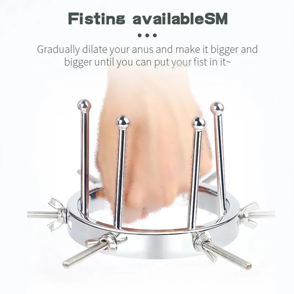 Metall Anal Expander Vaginal Dilatator Anus Spreizer Riesiges Speculum Fetisch Anal Butt Plug Fisting BDSM Männer Frauen Sexspielzeug