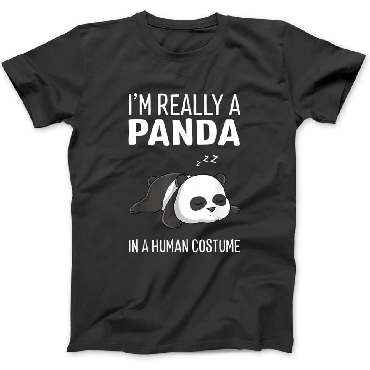 

I m Really A Panda in A Human Costume Funny T-Shirt NVY Mens Womens Unisex, Longsleeve Tank Top Hoodie XXXXXL різнокольоровий