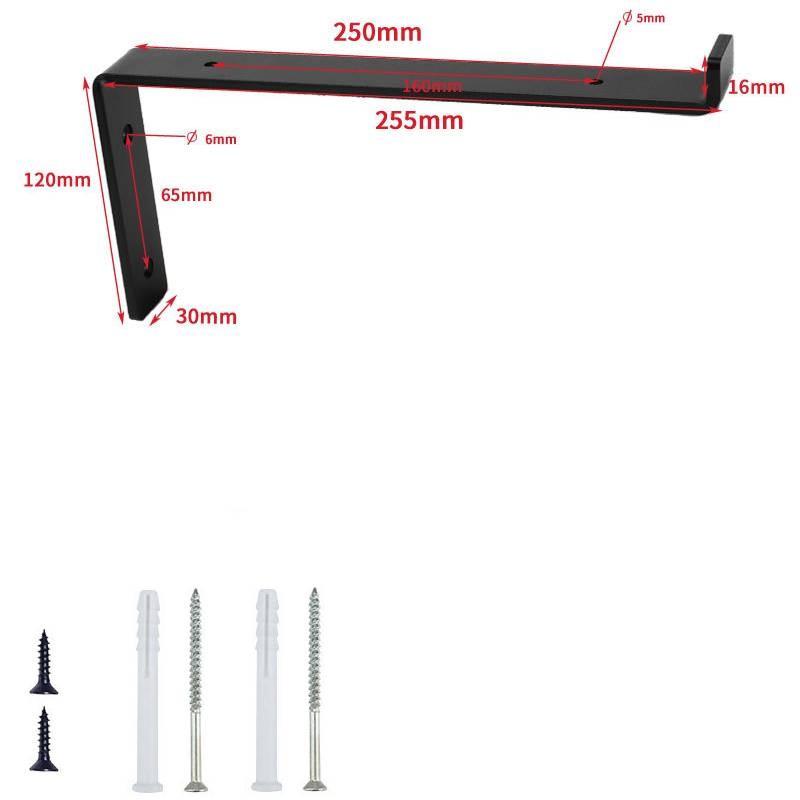 Shelf Wall Brackets Rustic Heavy Duty Industrial Scaffold Board Tool Support