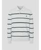 Binpolmen Striped Collared Knit Gray
