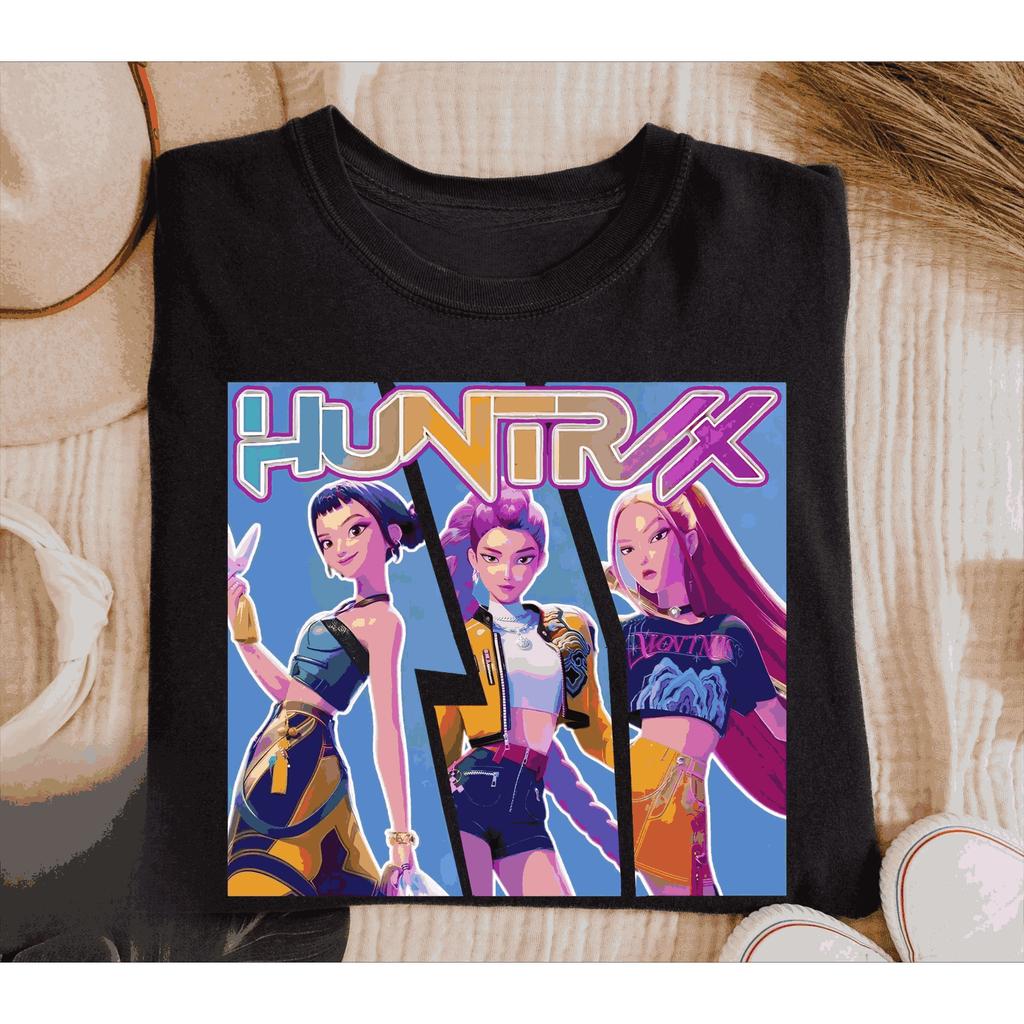 25 Kpop Demon Hunter Saja Boys T-shirt Harajuku O-neck Casual Anime Man and Women Kids Gifts Y2K Fashion Rock and Roll Tops Tee