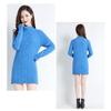 Autumn Winter Mid-length Sweater Long Bottoming Shirt New Mother Middle-aged Elderly Hip-covering