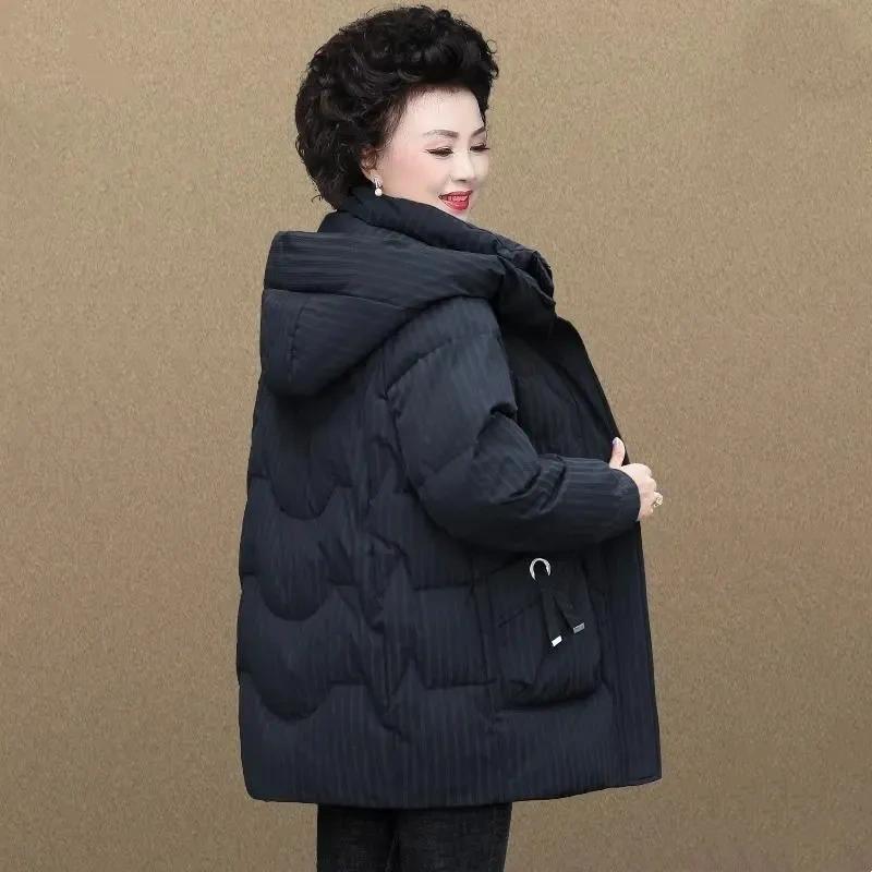 Windproof Padded Jacket Women's Winter National Style Western Style Loose Padded Jacket Women's Thick Padded Jacket