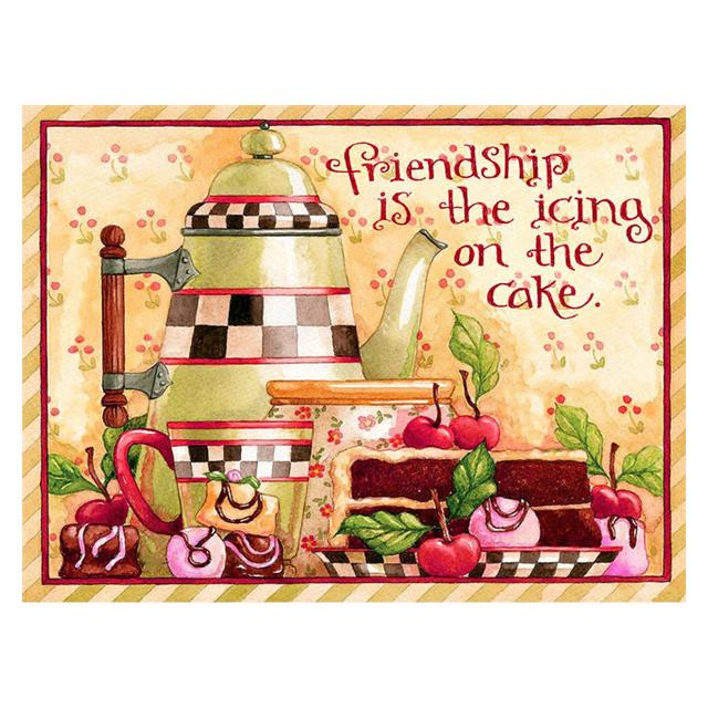 

5D DIY Алмазная картина Кухня Алмазная вышивка Пейзаж Чашка Полная квадратная дрель Новое поступление Мозаика Украшение дома Full Square 20X30CM