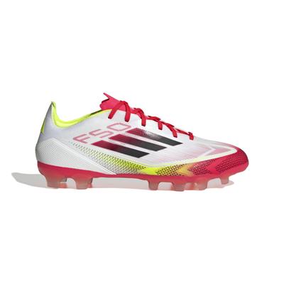 F50 Pro Soccer Cleats Unisex Adult Yellow Size Cm (HG/AG) NJV63, White/Core Black/Solar (IE1275), 27.0