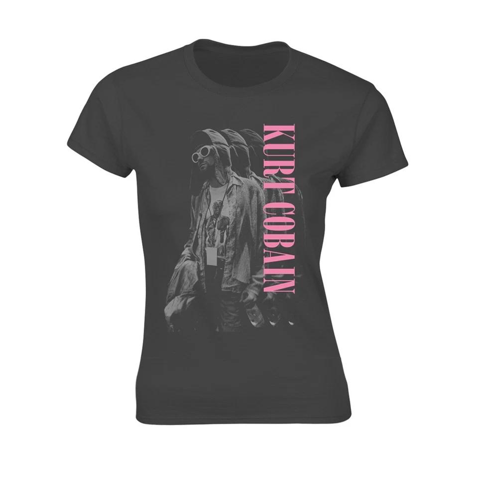 

Ladies Kurt Cobain Standing Official Tee T-Shirt Womens Girls M