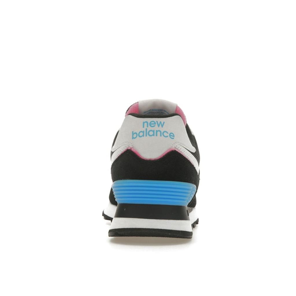 New Balance  574 Black Vibrant Sky Pink Women Sneakers WL574CK2