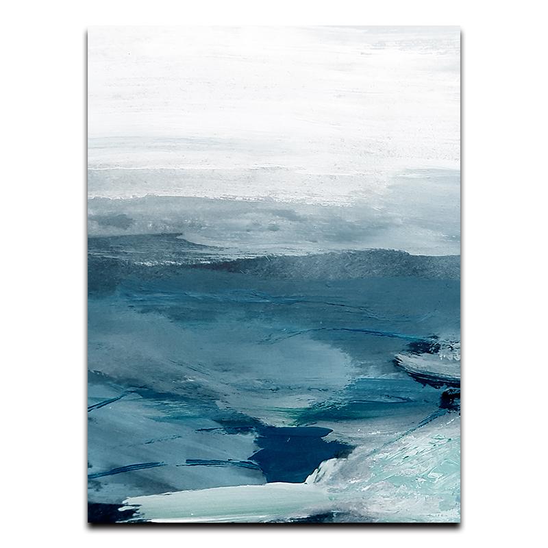 Meer Abstrakte Ölgemälde Druck Wand Kunst Bild Leinwand Malerei Poster Drucken Dekor Wand Kunst Bilder Wohnzimmer Dekoration