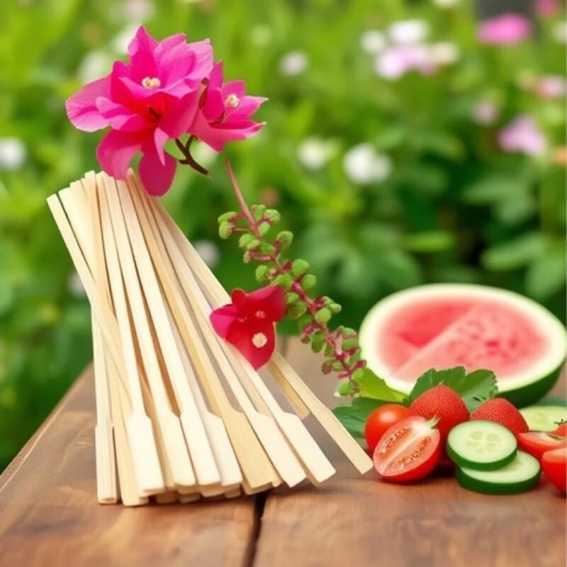 Zhichu 7cm Disposable Bamboo Mini Skewers