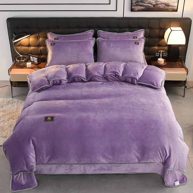 OEING Winter Coral Fleece Bedding Set