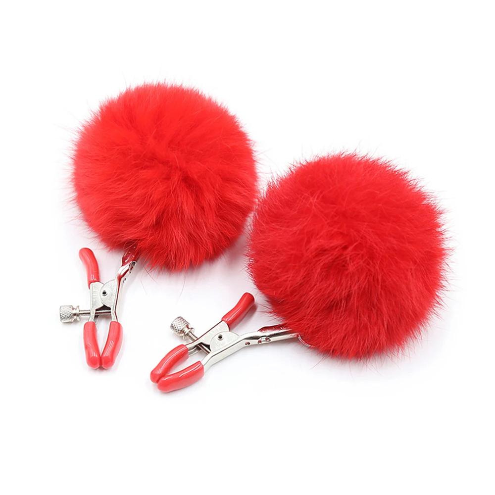 Nipple Clamps Clips Mouth Plugs Collars Choker Vagina Clip Bondage Set Kink Fetish Erotic Flirting for Woman Adult Sex Toys