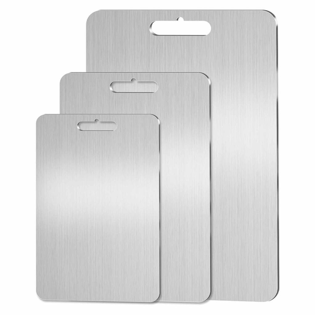 Double-Sided Kitchen Cutting Board, Heavy-Duty Chopping Board & Rolling Board for Meat, Vegetables, Baking Prep