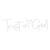Trust In God Mirror Decal, Car Decals For Women, Faith Mirror Decal, Cute Vinyl Decal, Christian Car Mirror Decal, Religious Car