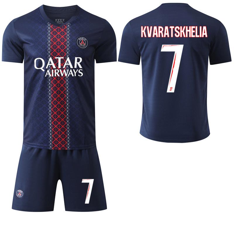 2025-26 PSG home jersey #7 Mbappé #10 Dembélé #30 Messi Football Jerseys M
