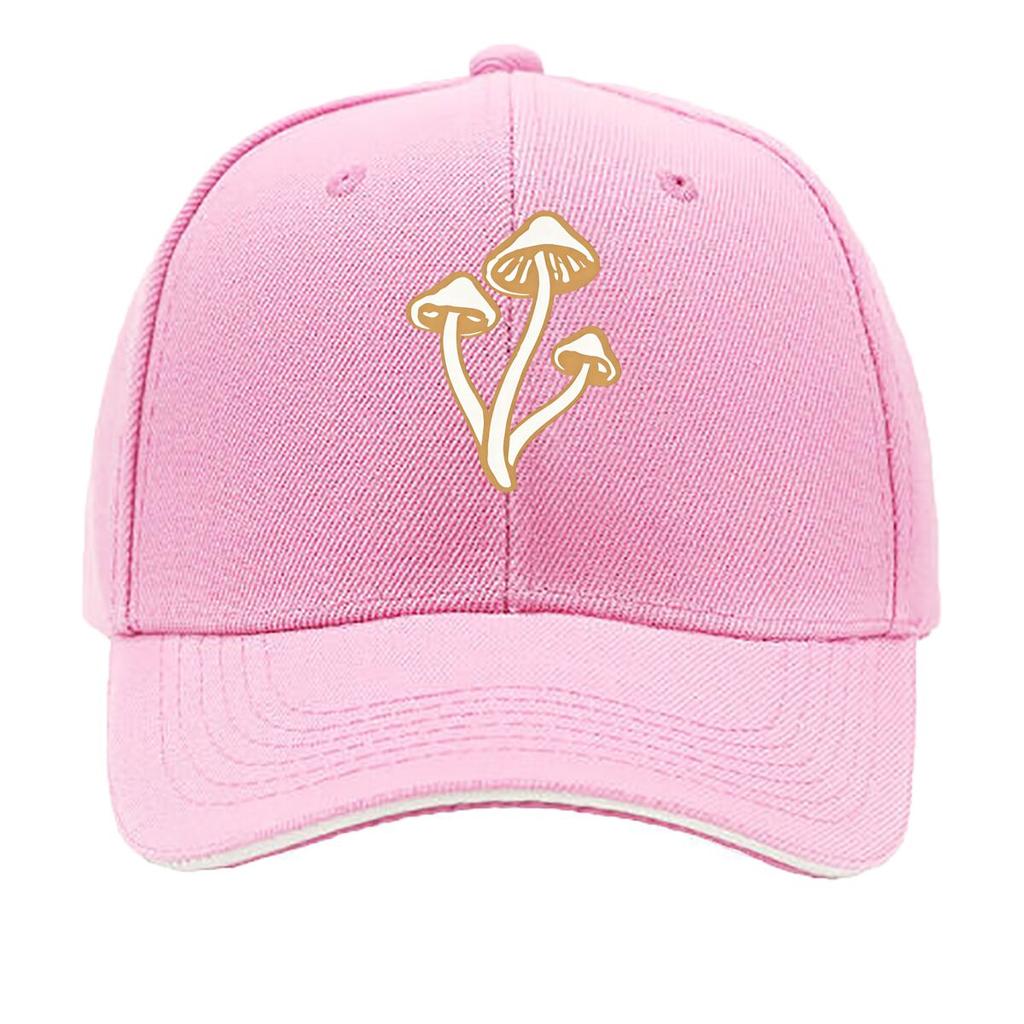 Breathable Mushroom Baseball Cap Adjustable Golf Hat for Unisex and Women YK Couple Dad Hats Unisex S Sandwich Baseball Cap