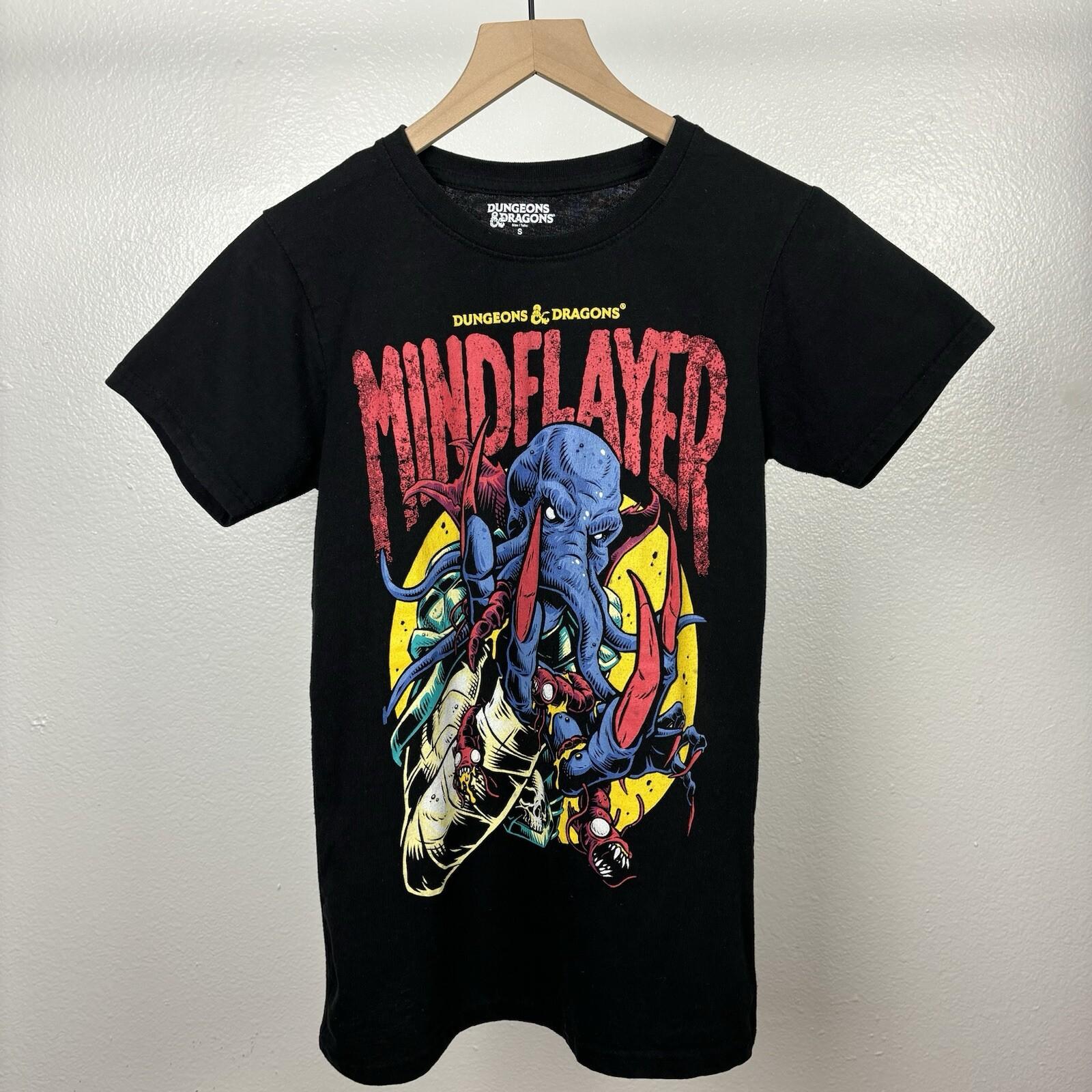 Dungeons And Dragons Retro Mindflayer Fantasy Short Sleeve Size Small Unisex T-Shirt XXXXL