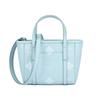 Seria Bezea Imprimeu Logo Mini Geantă Tote din Piele Ecologică Femei geantă tote Mentă-Gheață MWPFAMT09KE001