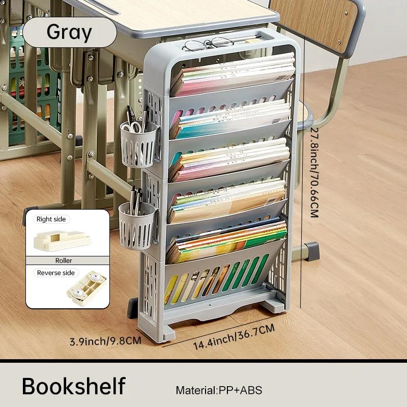 Classroom Desk Storage Artifact Book Storage Shelf Student Desk Bookshelf Small Classroom Storage Bookcase Bookstand Bookshelves