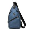 Men's Waterproof Leather Chest Bag - Stylish and Durable Crossbody Bag for Outdoor Use
