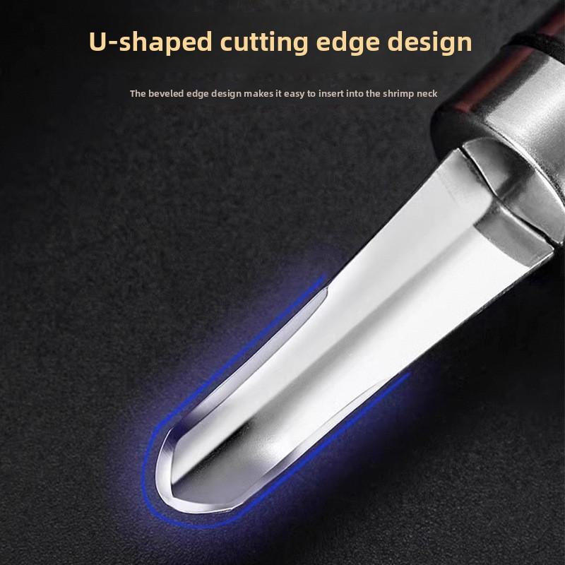 4 sztuki longanu do usuwania rdzenia, żyłka krewetki do usuwania noża