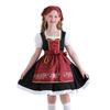 Dětské tradiční německé kroje, bavorské národní kroje a dívčí kostýmy na Oktoberfest