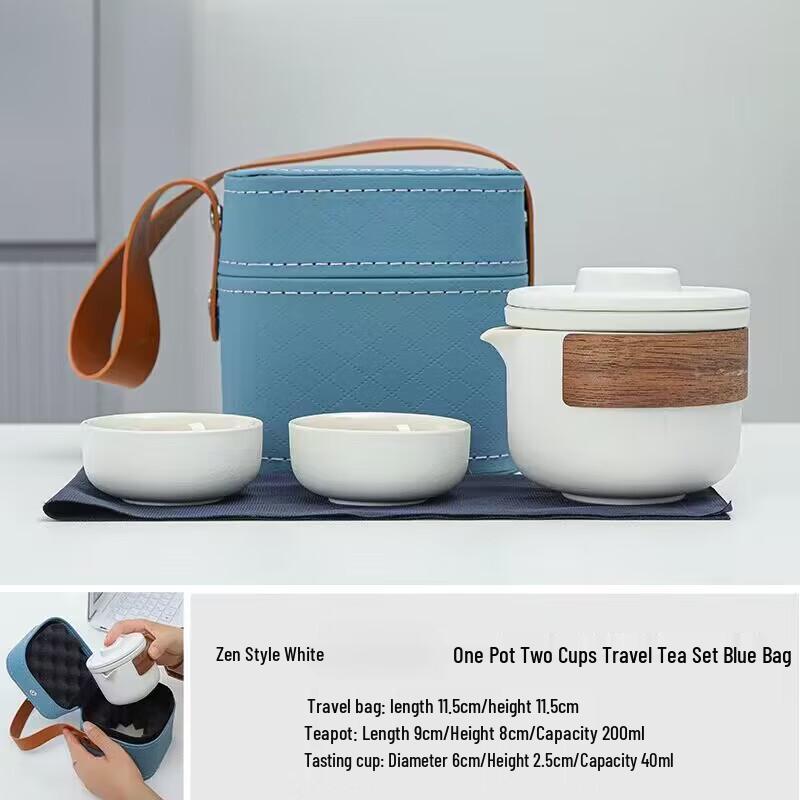 Portable Ceramic Travel Tea Set