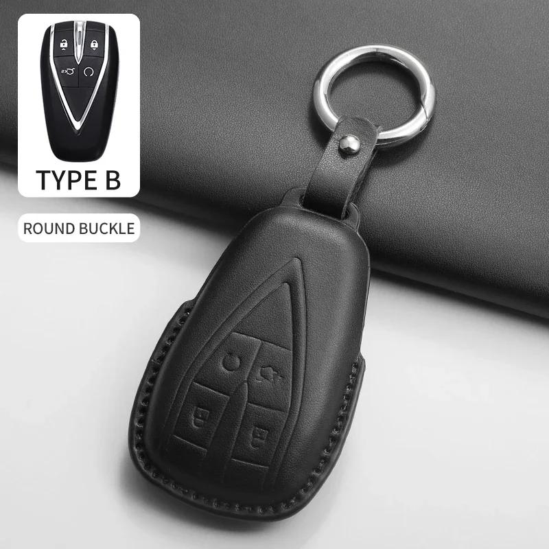Car Key Case Cover Shell Fob for Changan UNIT UNIK CS35PLUS CS55 PLUS CS75 PLUS CS95 PLUS CS85 Oshan X7 X5 3/4/5 Buttons Keyring